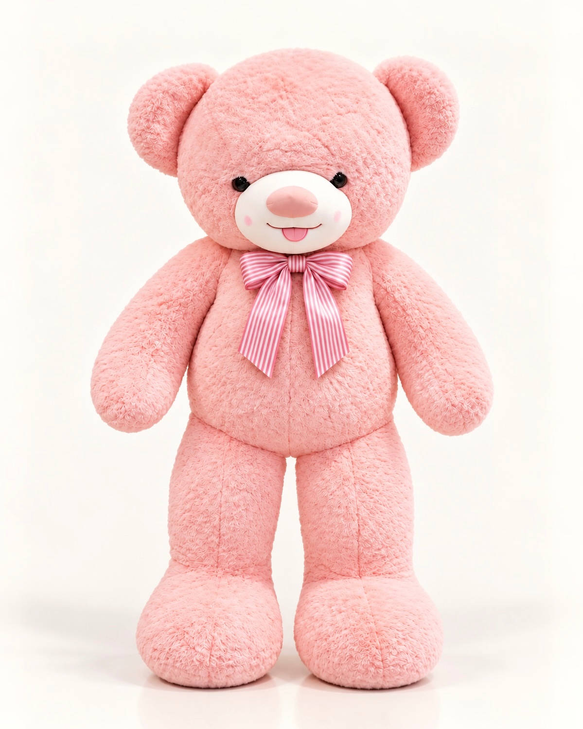 Pastel Charm Cuddle Bear (Pink)