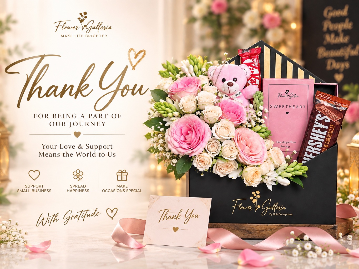 Thank you flower bouquet