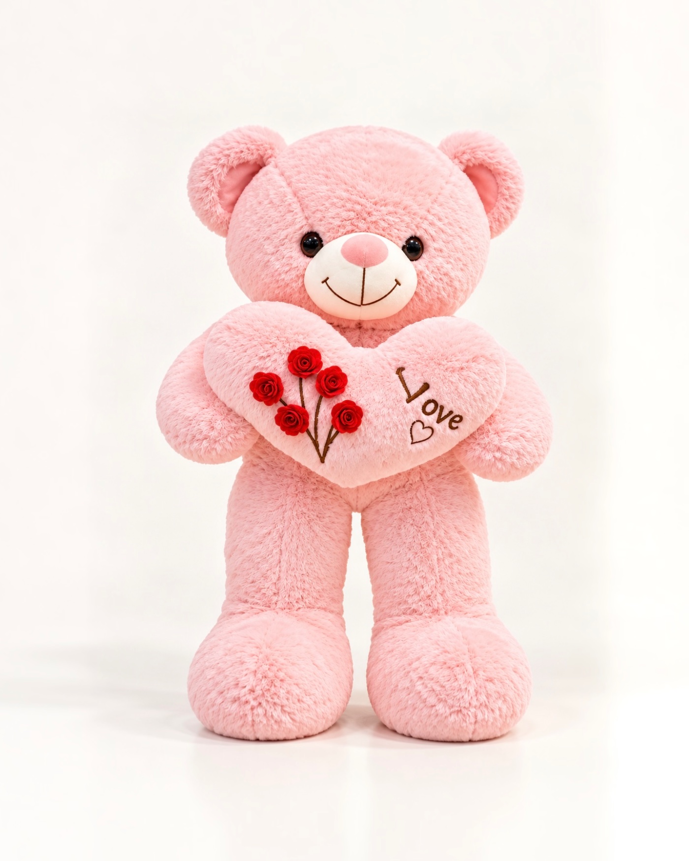 Blushing Love Teddy Bear (Pink)