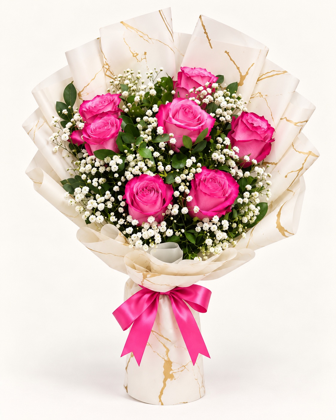 Pastel rose bouquet