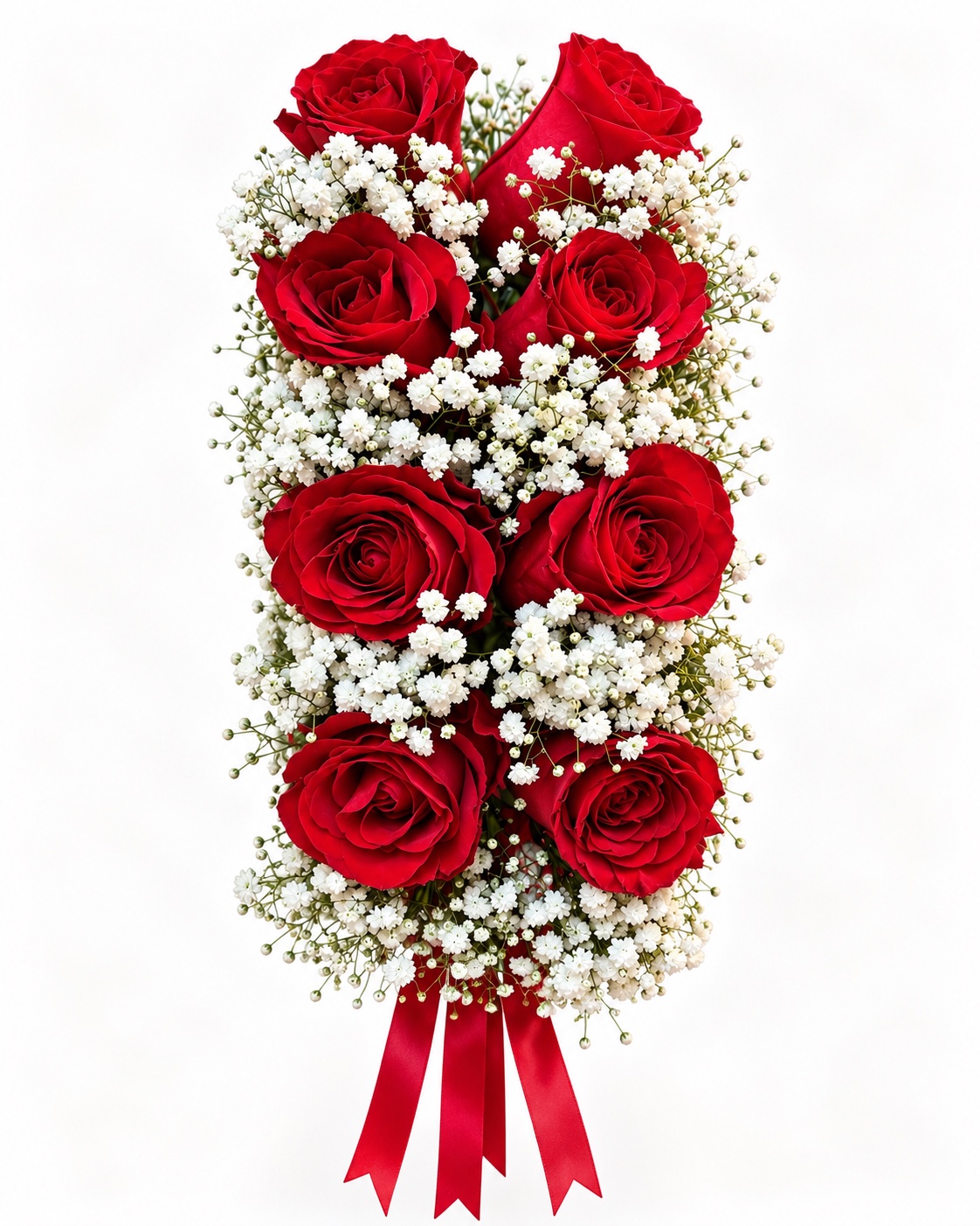 Fresh roses corsage pair